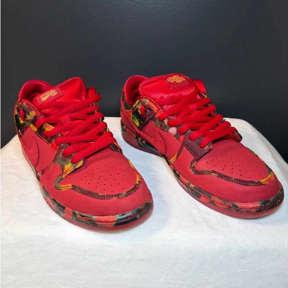 Nike Dunk Low SB 'Poppy Field Wizard of Oz' | FZ1291-600 | 10M - Picture 7 of 13